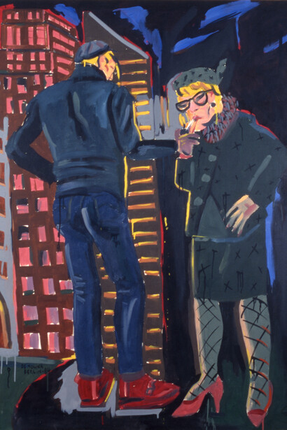 Joaquín de Molina, Sin título 1, 1984. Cortesía del Museo Carmen Thyssen