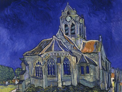 Vincent van Gogh, La chiesa a Auvers-sur-Oise