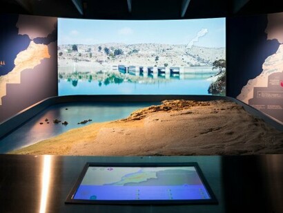 The Mohammed VI Museum for the Civilization of Water, basin hydraulic model