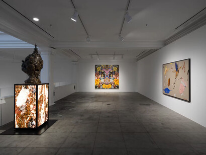 Keith Tyson, The generative universe, exhibition view. Courtesy of Hauser & Wirth Gallery