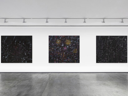 Julie Mehretu, A transcore of the radical imaginatory, exhibition view. Courtesy of MCA