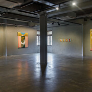 Adébayo Bolaji, What the flame could never burn, exhibition view. Courtesy of Nature Morte