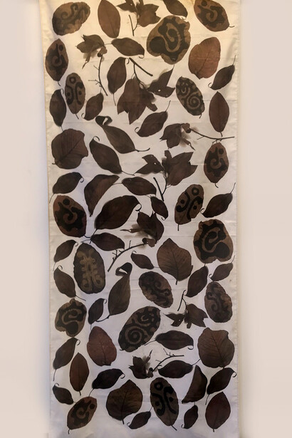 Alma del valle de Luis Fernando Quirós en «Mayinca Textil», galería de la escuela Casa del Artista (detalle)
