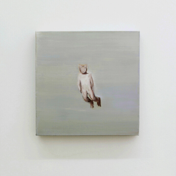 Daniela Krtsch, Untitled#1 (Heimat series), 2014, oil on canvas, 30 x 30 cm. Image courtesy of the artist and 3+1 Arte Contempoânea, Lisbon