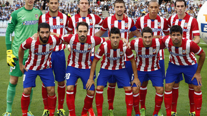Alineación titular del Atlético de Madrid durante la temporada 2013-2014
