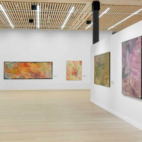 Emily Kam Kngwarray, exhibition view. Courtesy of Fondation Opale