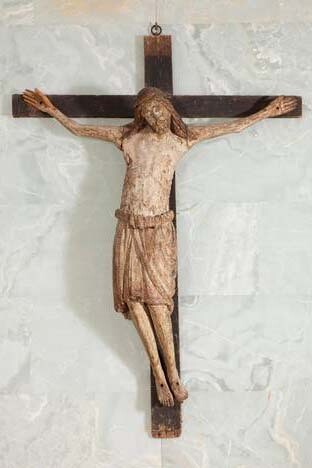 The Dead Christ (figure), about 1250. Italy. Museum no. A.2&:2-1986. © Victoria and Albert Museum, London