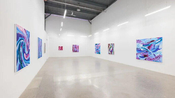 Karine Fréchette, Au jardin des miroirs tordus, exhibition view. Courtesy of Blouin Division
