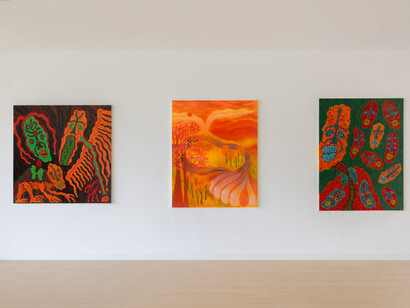 Camilla Engström and Julius Nordvinter, exhibition view. Courtesy of Carl Kostyál Gallery