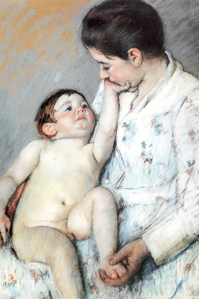 Mary Cassatt. The Caress, 1891