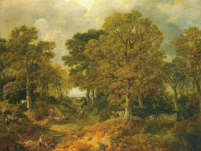 Thomas Gainsborough, “Il bosco di Cornard”