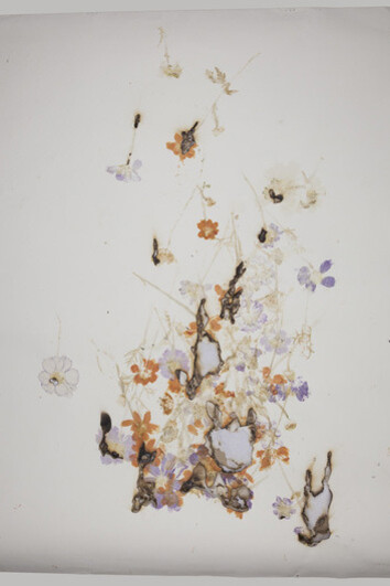 Akira Inumaru, from the series Ignis fatuus (Jack-o’-Lantern), 2013, mixed technique / paper, 109,5 × 79 cm, MOCAK Collection, photo: R. Sosin 