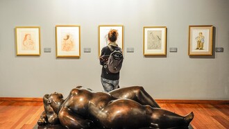 Sala del Museo Botero en Bogotá, Colombia