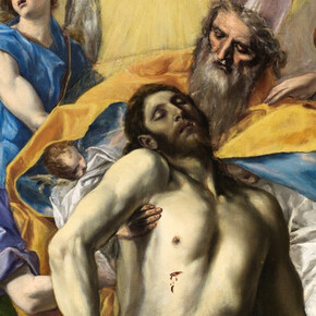 El Greco, The holy trinity, 1577-79. Courtesy of Museo Nacional del Prado