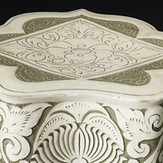 China, Cloud-Shaped Pillow with Peony Scroll, Northern Song dynasty (960–1127), late 10th/early 11th century