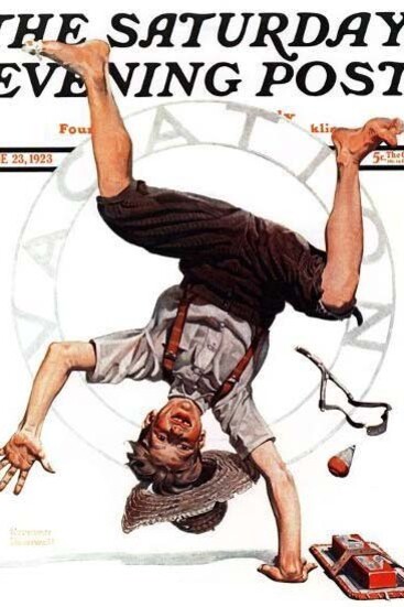 Norman Rockwell, Summer vacation, 1923. Courtesy of Paradigm Gallery + Studio 