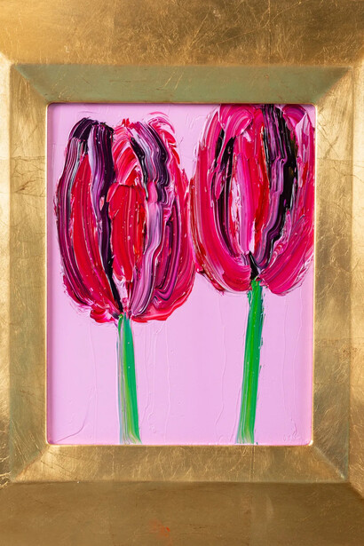Hunt Slonem, Pair (detail). Courtesy of Bonner David Gallery