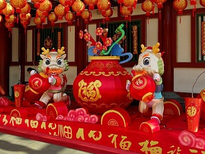 The colorful displays in Chinatown serve as a beautiful reminder of the passion and vitality that the year of the Fire Horse brings to the collective