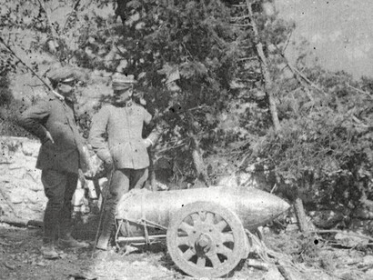 Un missile inesploso