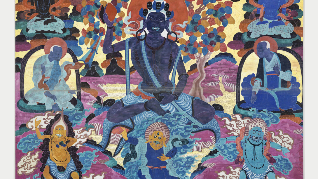 Zheng Guogu, One Manipulates into two, two integrates into one No.2, 2013, Oil on canvas, 240 x 206 cm, 94 1/2 x 81 in.