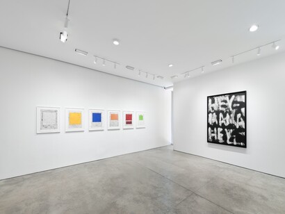 Various artists, Spell it out, exhibition view. Courtesy of Pace Prints Gallery