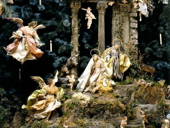 Detail of the Neapolitan Baroque crèche Gift of Loretta Hines Howard, 1964