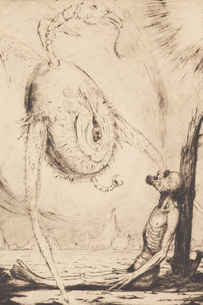 Rudolf Jakubek, Temptation (detail), 1927. Courtesy of Národní galerie Praha
