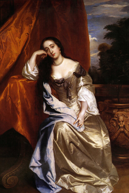 Peter Lely, Portrait of Barbara Palmer (1641-1709), née Villiers, Lady Castlemaine and Duchess of Cleveland, 17th century. Oil on canvas. Long term loan from the Schorr Collection.
