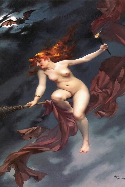 L.R. Falero, "Il sabba delle streghe"