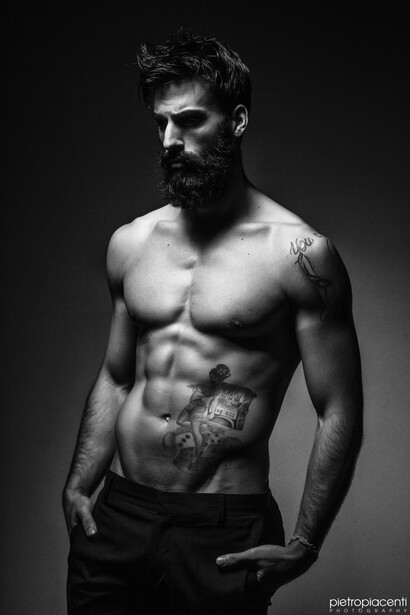 Model Gabriele Sabbi. Ph Pietro Piacenti