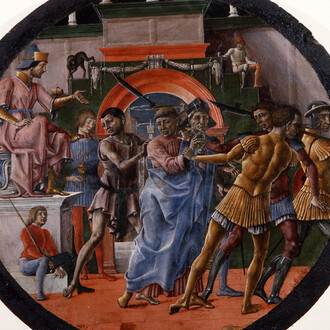 Cosmè Tura, Giudizio di San Maurelio, 1480 ca., tempera su tavola, Ferrara, Pinacoteca Nazionale, foto MIBAC/Polo Museale Emilia Romagna