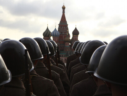 Militaires en Moscou