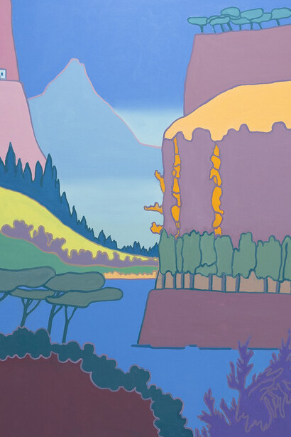 Hubert Schmalix, The peak, 2024. Courtesy of GGLA 