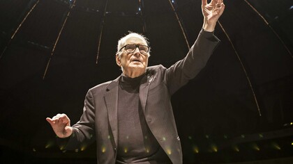 El compositor y director de orquesta italiano Ennio Morricone