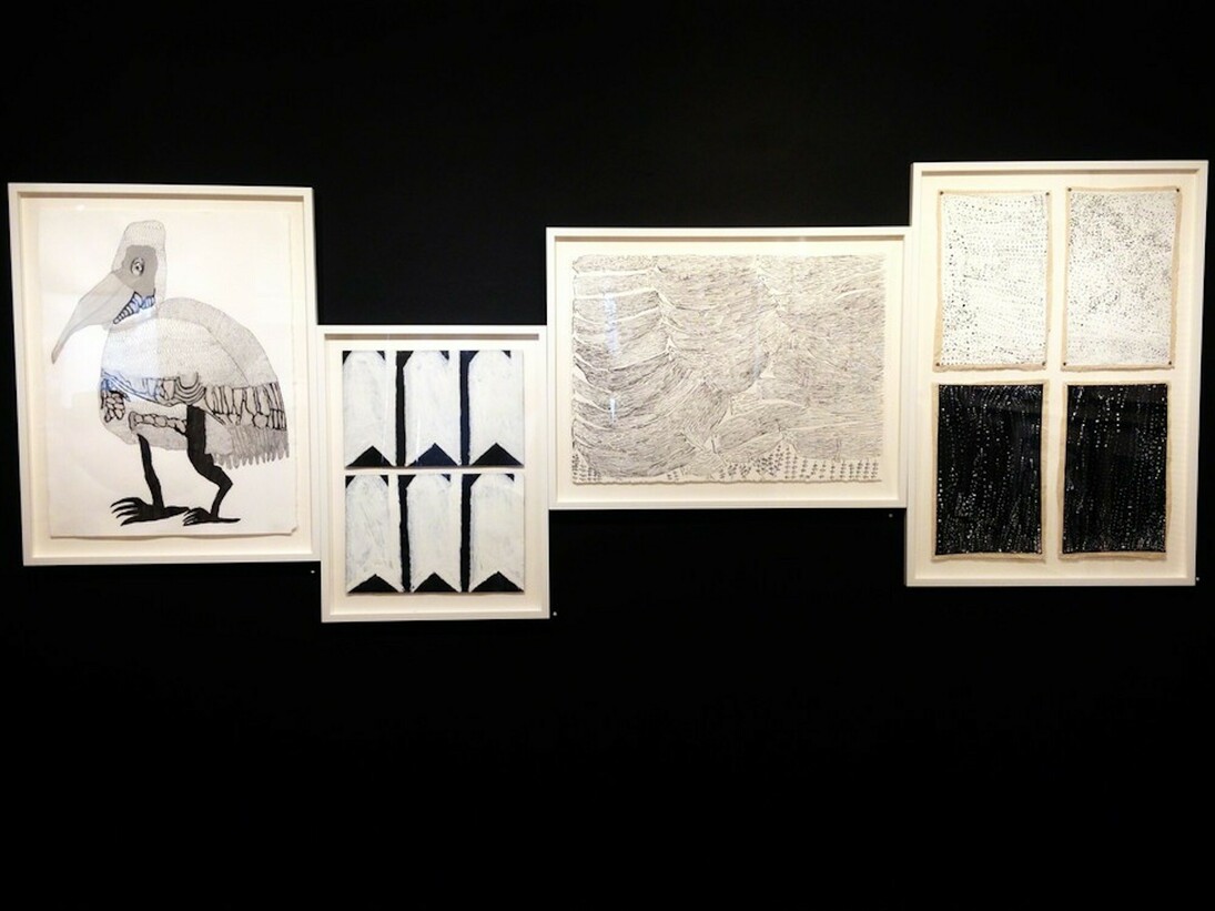 Black White, Exhibition view.  Courtesy of Creativity Explored