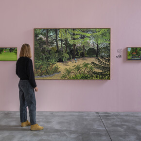 Jean Jullien, Return to Tokugawa Village, exhibition view. Courtesy of Alice Gallery