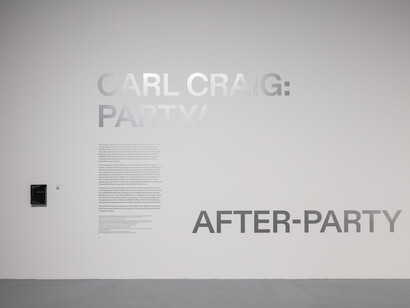 Installation view of Carl Craig: Party/After-Party, 2023 at The Geffen Contemporary at MOCA. Courtesy of The
Museum of Contemporary Art (MOCA). Photo by Zak Kelley