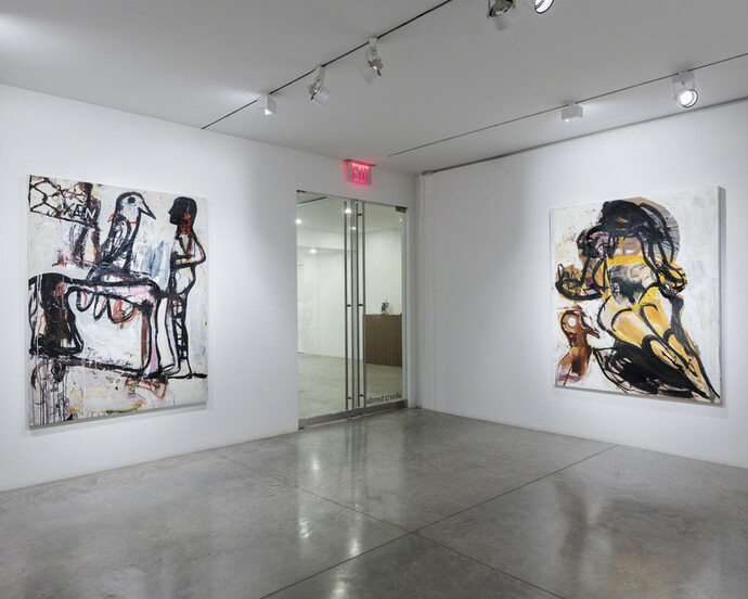 Tsibi Geva. Jolt, Exhibition view. Courtesy of Albertz Benda