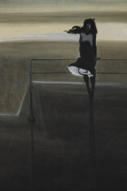 Léon Spilliaert, La ráfaga del viento (1904)