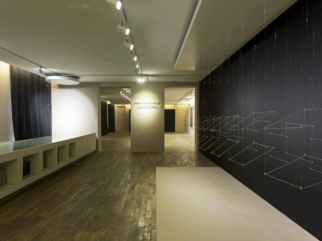 Ding Yi x Elias Crespin, Exhibition view. Courtesy of Hadrien de Montferrand Gallery