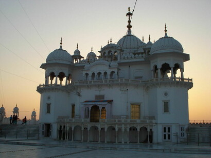 Patna Sahib at sunset