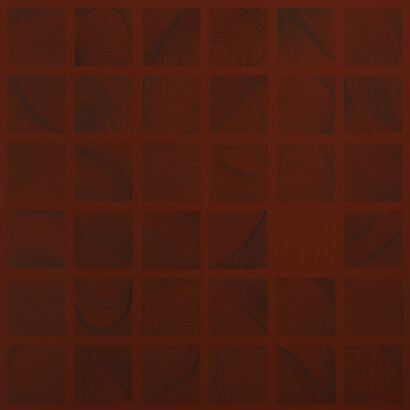 Susan Schwalb, 
Harmonizations XIV, 2020, 
silver/gold/aluminum/zincpoint, carmine gesso on wood panel, 
24 x 24 x 2 inches