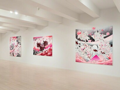 How and Nosm: Infinite Moments, Exhibition view. Courtesy of Jacob Lewis Gallery