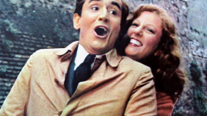Vittorio Gassman e Stefania Sandrelli in "C'eravamo tanto amati" di Ettore Scola