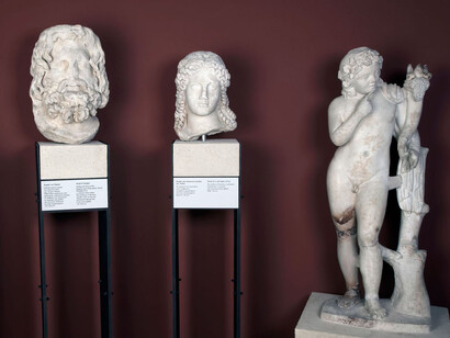 Thessaloniki, the Metropolis of Macedonia, exhibition view. Courtesy of Archaeological Museum of Thessaloniki