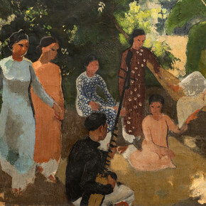 Joseph Inguimberty, The hammock, c. 1938. Courtesy of de Sarthe Gallery 