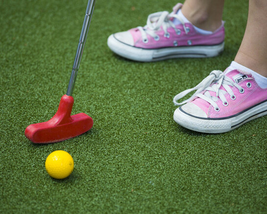 Mini Golf at the IMA. Courtesy of IMA 