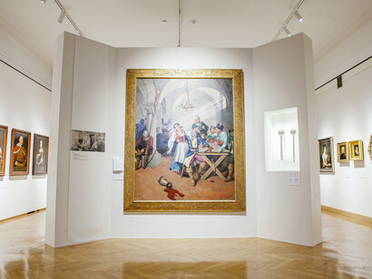 Lithuanian art of the 14th – 19th c., exhibition view. Courtesy of M. K. Čiurlionis National Museum of Art 