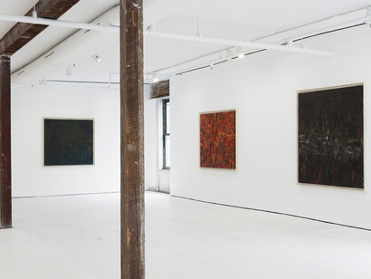Al Held in Paris. Courtesy of Nathalie Karg Gallery