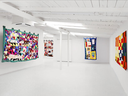 Rosie Lee Tompkins at the GGLA, 2023, installation view. Courtesy of GGLA
